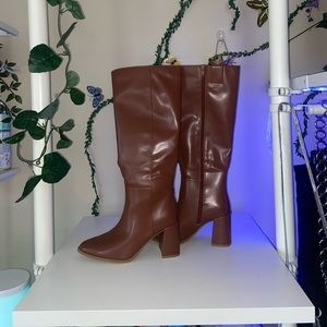 Hershey Brown Knee High Boots